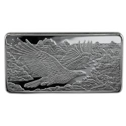 10 oz RMC Silver Bar - The Soaring Eagle