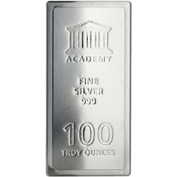 100 oz Academy Silver Bars