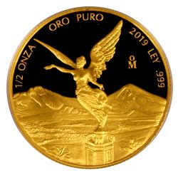 2019 1/2 oz Mexican Gold Libertad Coin (Proof)