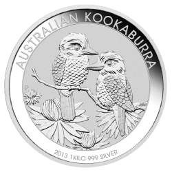 2013 1 Kilo Australian Kookaburra Silver Coin
