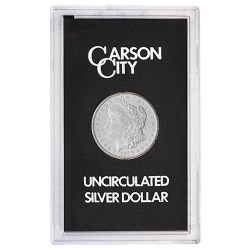 1878-CC Morgan Silver Dollar Coin - BU - GSA with Box & COA