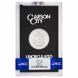 1882-1884-CC NGC MS-62 Morgan Silver Dollar GSA with Box & COA - Random Year