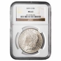 1899-O NGC MS-63 Morgan Dollar Silver Coin 