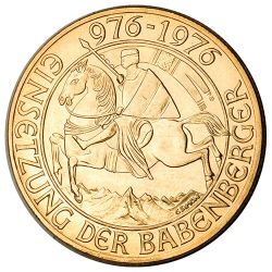 1976 Austrian 1000 Schillings Gold Coin