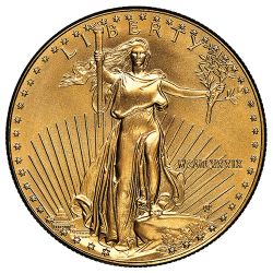 1989 1 oz American Gold Eagle Coin BU