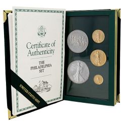 1993-P US Gold and Silver Eagle Proof Set (0.85 oz Gold)