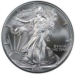 1993 American Silver Eagle Coin
