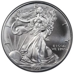 1997 American Silver Eagle Coin