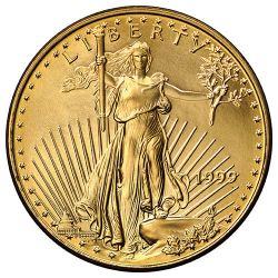 1999 1 oz American Gold Eagle Coin BU