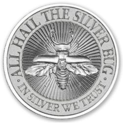2 oz Stag Beetle Silver Round