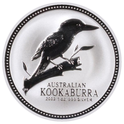 2003 1 oz Australian Kookaburra Silver Coin