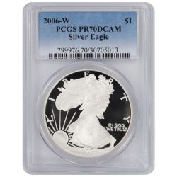 2006-W PCGS PR-70 American Silver Eagle Proof Coin