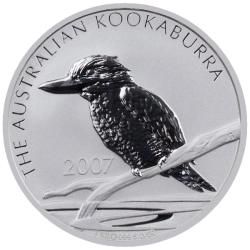 2007 1 Kilo Australian Kookaburra Silver Coin