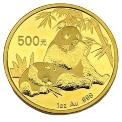 2007 1 oz Chinese Gold Panda Coin