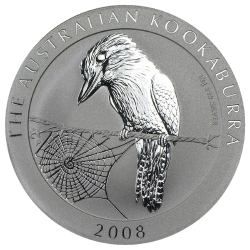 2008 1 Kilo Australian Kookaburra Silver Coin