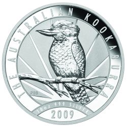 2009 10 oz Australian Kookaburra Silver Coin