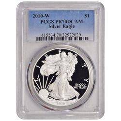 2010-W PCGS PR-70 American Silver Eagle Proof Coin