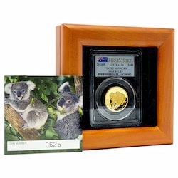 2010 PCGS PR-69 First Strikes 1 oz Australian Koala High Relief Proof Gold Coin with Box and COA