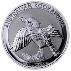 2011 1 oz Australian Kookaburra Silver Coin