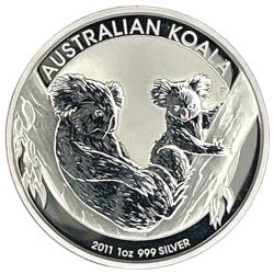 2011 1 oz Australian Koala Silver Coin