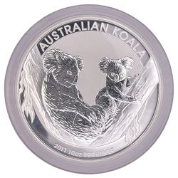 2011 10 oz Australian Koala Silver Coin BU