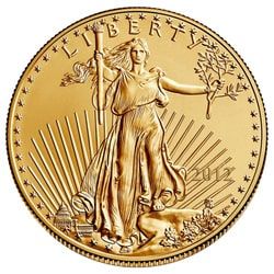 2012 1 oz American Gold Eagle Coin BU
