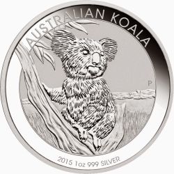 2015 1 oz Australian Koala Silver Coin
