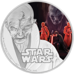 2017 Star Wars The Last Jedi Supreme Emperor Snoke 1 oz Silver Proof Coin