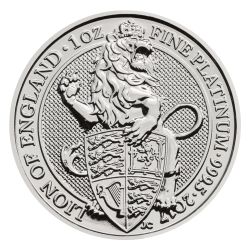 2017 1 oz Queen's Beast Lion Platinum Coin