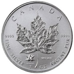 2017 Canadian Silver Maple Leaf Coin BU - 150th Anniversary Privy