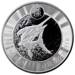 2017 Cayman Islands Marlin Silver Coin 1 oz