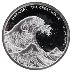 2017 Fiji Great Wave Silver Coin 1 oz