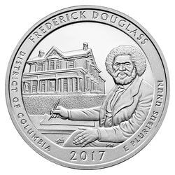 2017 Frederick Douglass ATB 5 oz Silver Coin - America The Beautiful