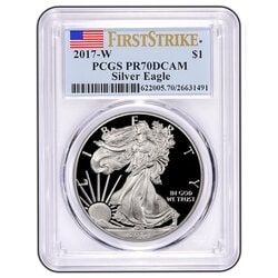 2017-W Silver Eagle Proof - PR-70 PCGS First Strike