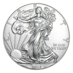 2017 American Silver Eagle Coin BU