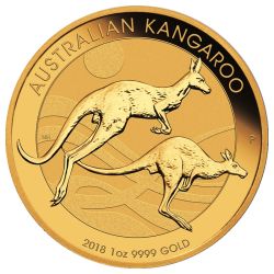 2018 Perth Mint Gold Kangaroo Coin 1 oz