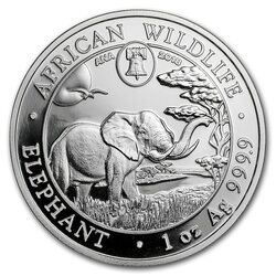 2018 1 oz Silver Elephant Coin - Philadelphia ANA Privy Mark