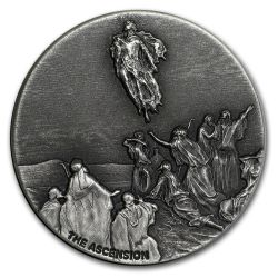 2018 2 oz Ascension of Christ Biblical Silver Coin Series