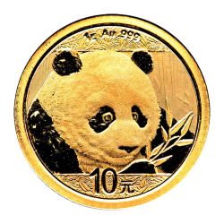 2018 1 Gram Chinese Gold Panda Coin BU