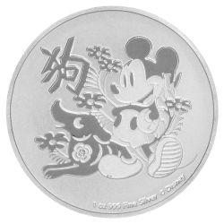 2018 Disney Niue Lunar Year of the Dog Silver Coin 1 oz