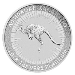 2018 Perth Mint Platinum Kangaroo Coin 1 oz