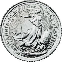 2018 1/10 oz Britannia Platinum Coin