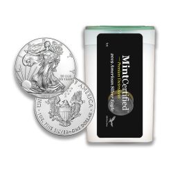 2019 American Silver Eagles MintCertified™ Premium Uncirculated | Sealed Tube