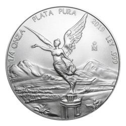 2019 Mexican Libertad Silver Coin 1/4 oz 