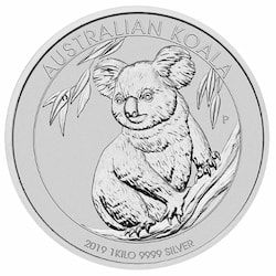 2019 Perth Mint Koala Silver 1 Kilo