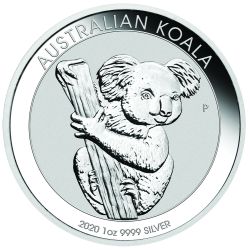 2020 1 oz Australian Silver Koala Coin BU