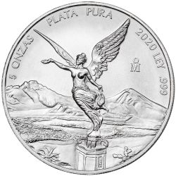 2020 5 oz Mexican Libertad Silver Coin