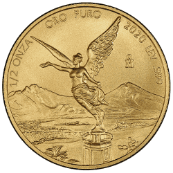 2020 1/2 oz Mexican Gold Libertad Coin (BU)