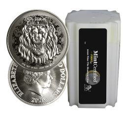 2020 Roaring Lion Silver Coin Roll - MintCertified™ FIRST30