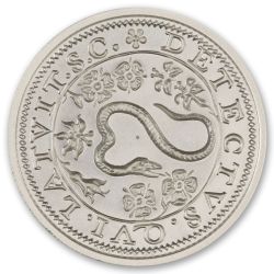 2 oz Gunpowder Plot Medal Tribute Silver Round